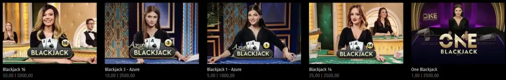 Blackjack Top-Live-Spiele