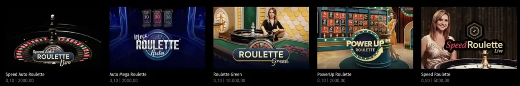 Roulette live Spiele in der Schweiz